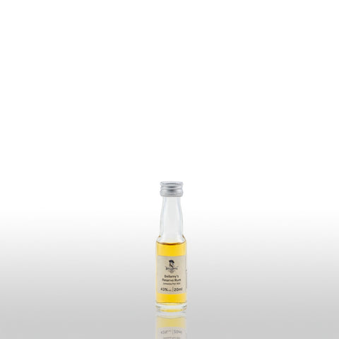 Bellamy's Reserve Rum Jamaica Pot Still Rum 2-4YO 43% 20ml - Miniatur
