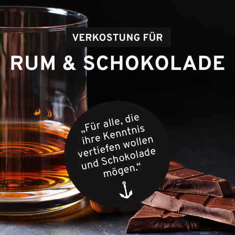 Gutschein - Spezialverkostung - R(h)um und Schokolade