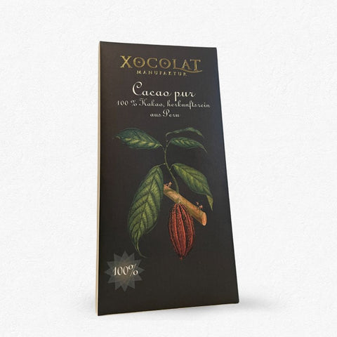 Schokolade - Xocolat Pur Peru 100% 80g bei Rumzentrum.at