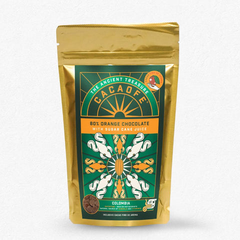 Schokolade - Cacaofé Caquetá Orange 80% 100g bei Rumzentrum.at