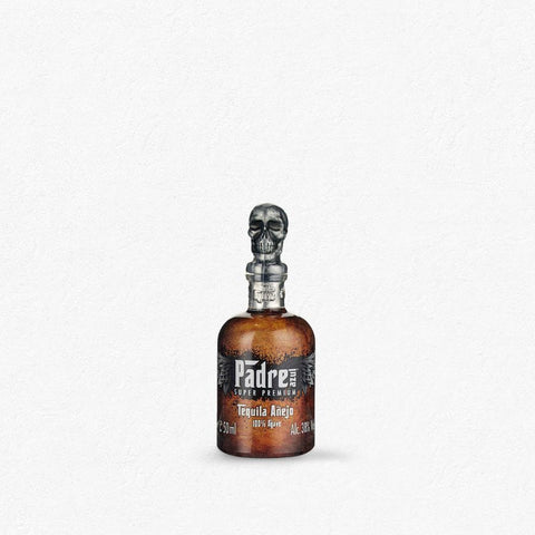Padre Azul Super Premium Tequila Añejo 100% Agave 40% 50ml - Miniatur bei Rumzentrum.at