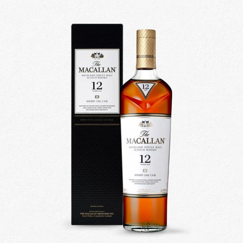 Macallan 12YO Sherry Oak Highland Single Malt Scotch Whisky 40% 0,7L bei Rumzentrum.at
