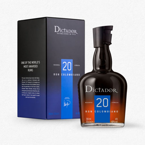 Dictador Rum 20 Jahre  Reserva Iconica Ron Colombiano 40% 0,7L bei Rumzentrum.at
