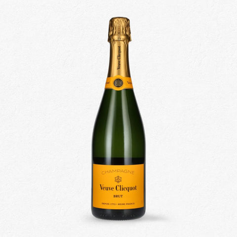 Veuve Clicquot Champagne Brut Yellow Label 0,75L Flasche mit 12,5% vol. aus der Champagne, Frankreich