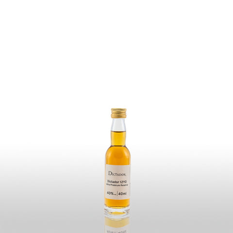 Dictador 12YO Ultra Premium Reserve 40% 40ml - Miniatur