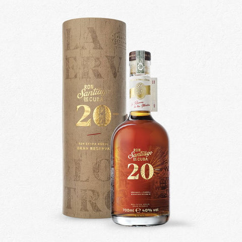 Santiago de Cuba Extra Anejo 20YO Gran Reserva 40% 0,7L bei Rumzentrum.at