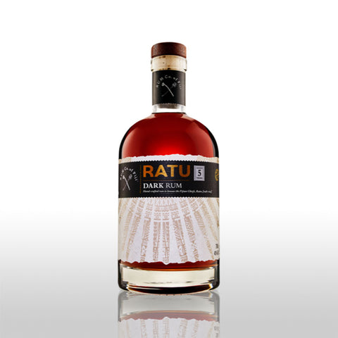 Ratu Dark Rum 5YO 40% 0,7L – fünf Jahre gereifter Dark Rum aus Fidschi