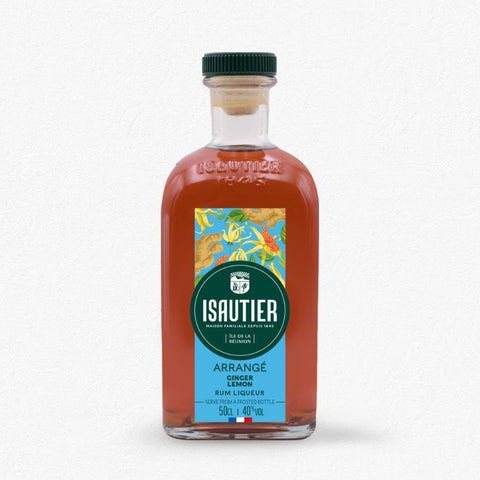 Isautier Arrangé Ginger Lemon Rum Liqueur 40% 0,5L bei Rumzentrum.at