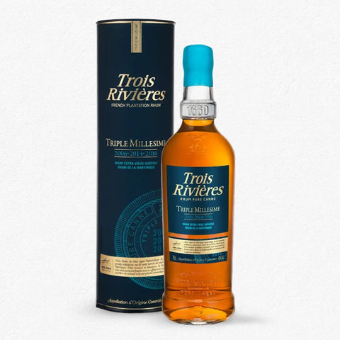 Trois Rivières Rhum Triple Millésime 2006-2014-2016 42% 0,7L bei Rumzentrum.at
