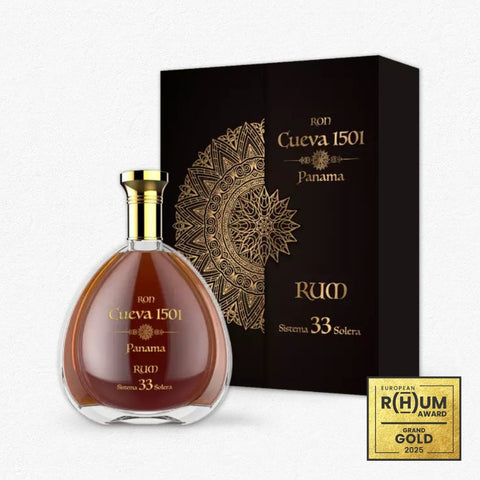 Ron Cueva 1501 Sistema 33 Solera Panama Rum 40% 0,7L bei Rumzentrum.at