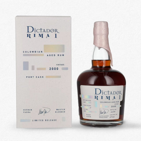 Dictador Rima Vintage Port Cask 2000 Limited Edition 43% 0,7L bei Rumzentrum.at kaufen