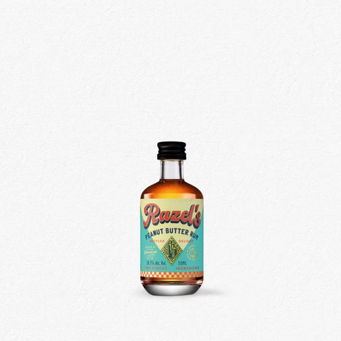 Razel's Peanut Butter - Rum Liqueur Likör Miniatur bei Rumzentrum.at kaufen