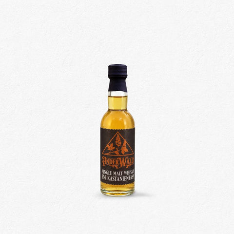 Anderwald Single Malt Whisky im Kastanienfass 44% 40ml Miniatur