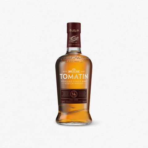 Tomatin 14YO Port Wood Finish - Highland Single Malt Scotch  Whisky 46% 0,7L
