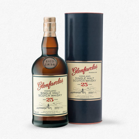 Glenfarclas 25YO Single Malt Highland Whisky 43% 0,7L bei Rumzentrum.at kaufen