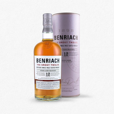 BenRiach The Smoky Twelve 12YO Speyside Single Malt Scotch Whisky 46% 0,7L bei Rumzentrum.at kaufen