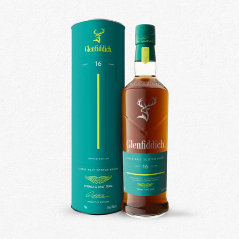 Glenfiddich 16YO Aston Martin Formula One Single Malt Scotch Whisky 43% 0,7L bei Rumzentrum.at kaufen