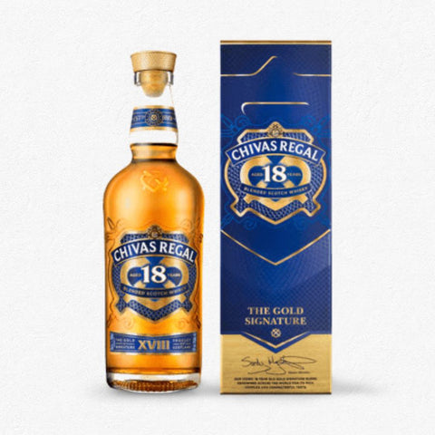 Chivas Regal 18YO Blended Scotch Whisky 40% 0,7L in Geschenkverpackung