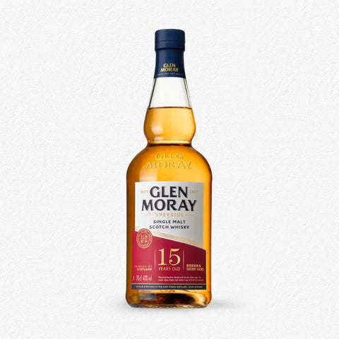Glen Moray 15YO Single Malt Scotch Whisky 40% 0,7L