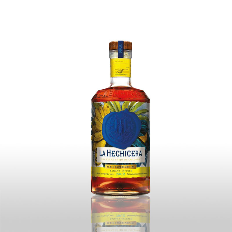 La Hechicera Rum Serie Experimental No. 2 (12-21YO, Banana Infused) 43% 0,7L | Rum